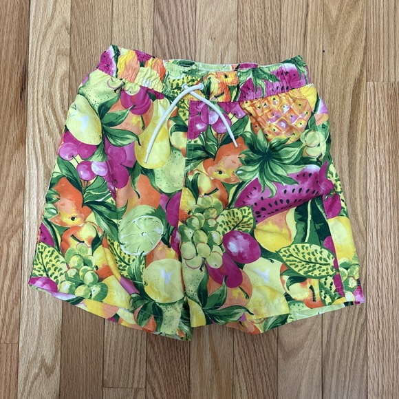 Janie & Jack Tropical Fruit Island Boys Swim Trunks - Size 7‎ - Picture 1 of 5